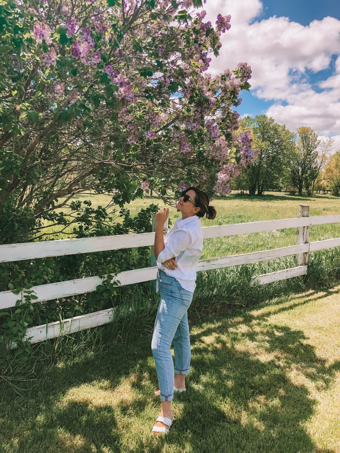 Stop and smell the lilacs